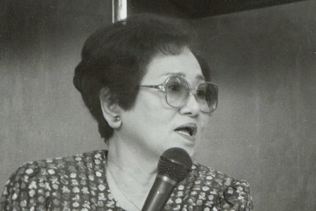 作家の山崎豊子さん（1994年）