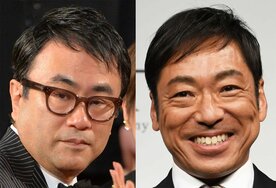  左から三谷氏、香川（東スポWeb）