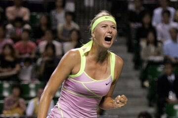 現役時代のシャラポワさん