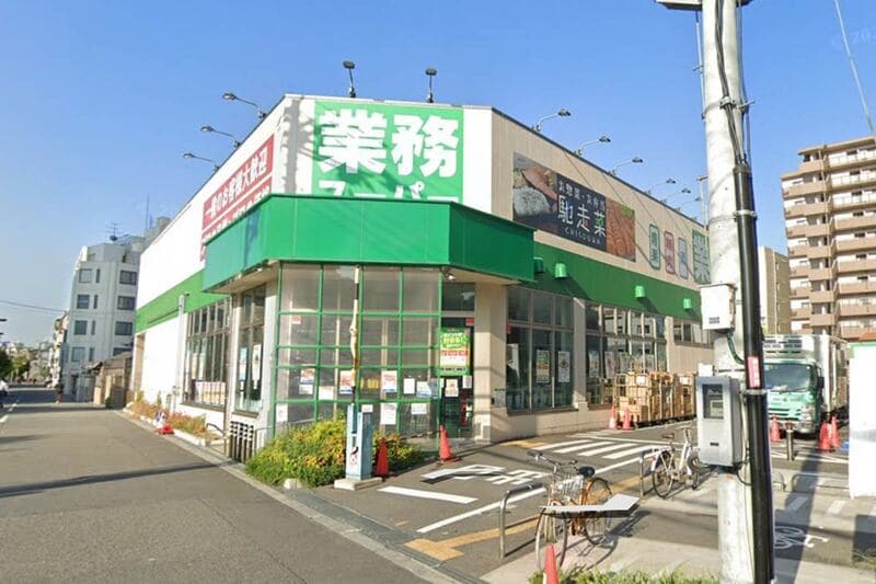 業務スーパー天下茶屋駅前店(GoogleEarthから)