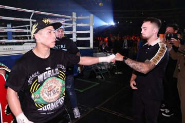 ネリ戦後、グッドマンとグータッチを交わした井上だが…