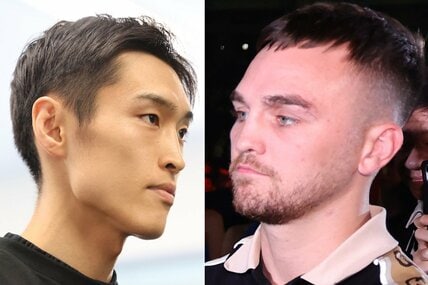 西田凌佑(左)とサム・グッドマン