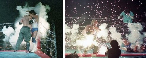 最もデンジャラスな一戦 大仁田とノーロープ有刺鉄線電流爆破