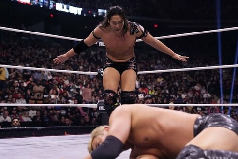 AEW】オカダ・カズチカ〝Bワード〟で竹下幸之介を挑発