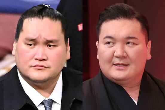 照ノ富士（現伊勢ヶ浜親方）と白鵬翔氏