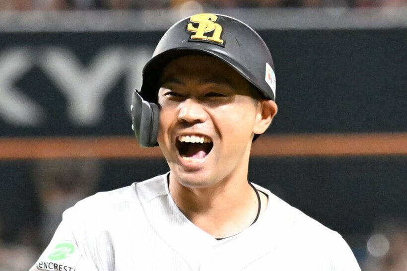開幕に間に合いそうなソフトバンク・中村晃