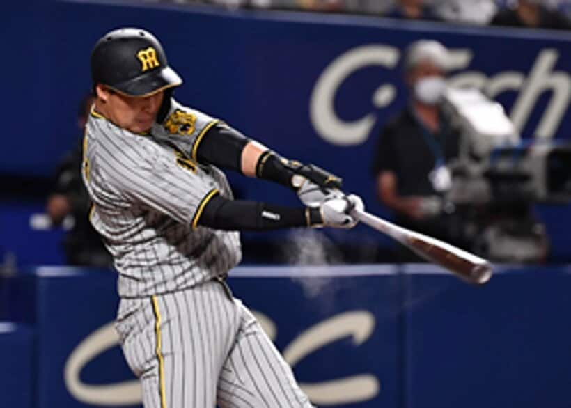  通算１００号を放った大山(東スポWeb)