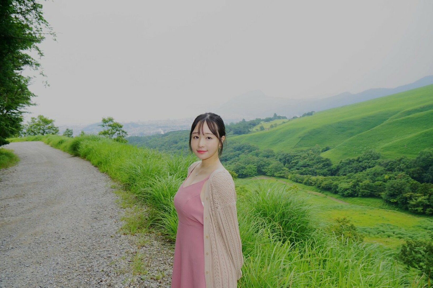 別府市街を望みつつ…