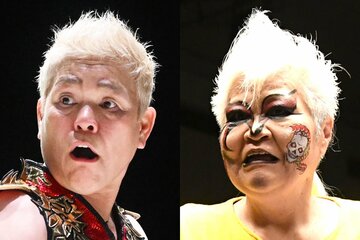 神取忍(左)とダンプ松本