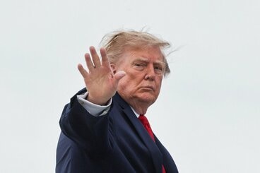 テネシー州を訪問したドナルド・トランプ大統領（ロイター）