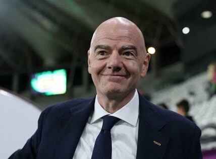 FIFAのジャンニ・インファンティーノ会長(ロイター)