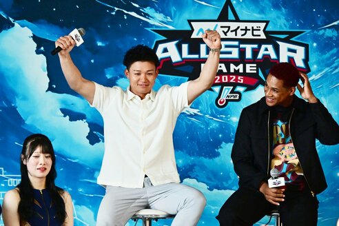 阪神】森下翔太「もっとちょうだい！」 球宴イベントで野球キッズの