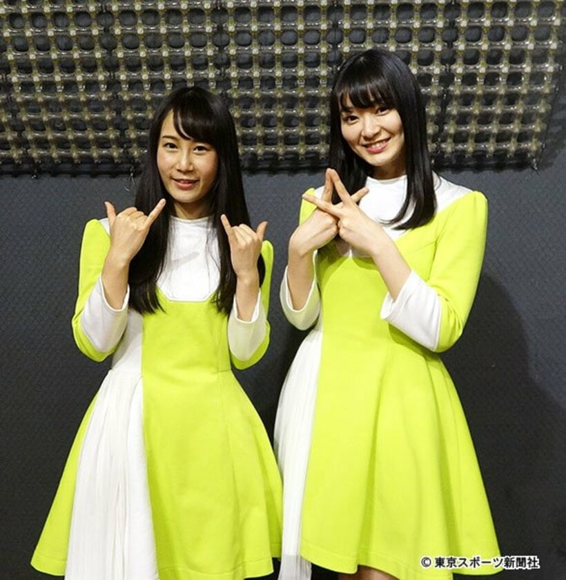  超組閣でスリジエ正規メンバーへの昇格が決まった熊原杏（左）と大神彩