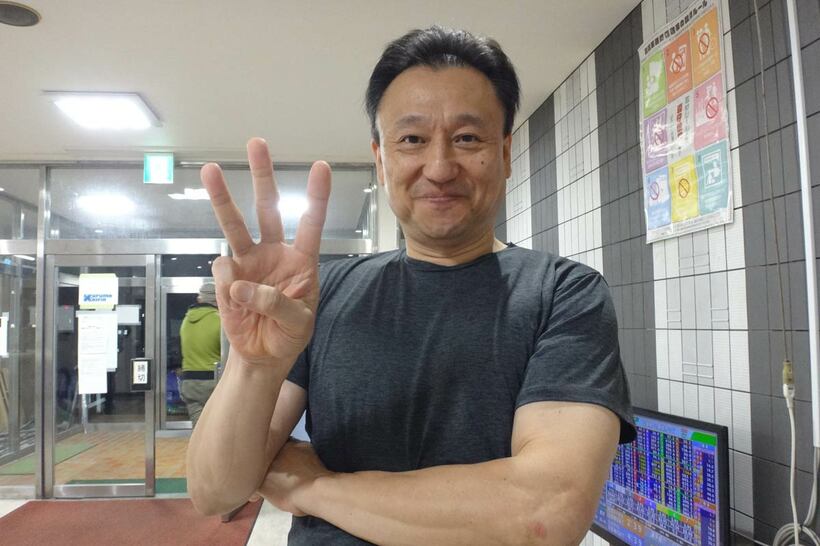 ３００勝達成の川添輝彦はまだまだ元気いっぱいだ