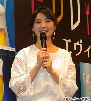 飲料のイベントに登場したタレント・おのののか