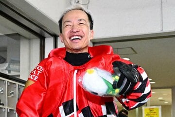 波乱の準優で１着をもぎ取り、笑顔がはじける山口剛