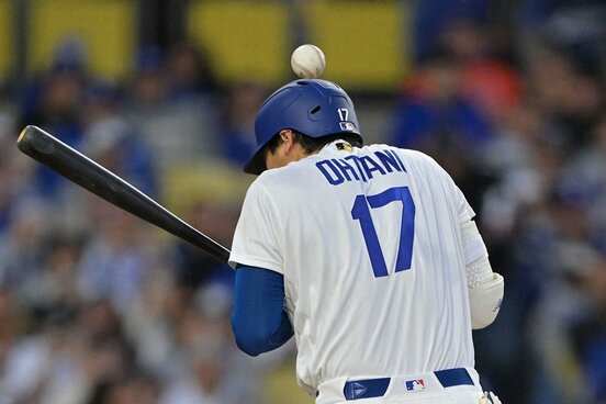 死球禍が大谷翔平、そしてドジャースに深刻な影響を与えそうだ（ロイター）