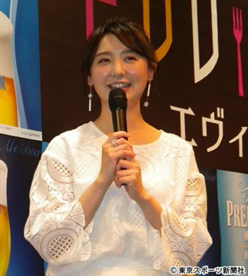 飲料のイベントに登場したタレント・おのののか