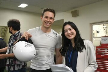 ラブレイセン選手とのツーショット写真は一生の宝物になりました！