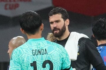 ブラジル代表ＧＫのアリソン