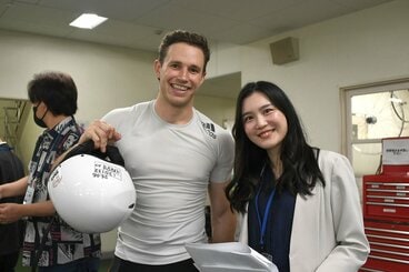 ラブレイセン選手とのツーショット写真は一生の宝物になりました!
