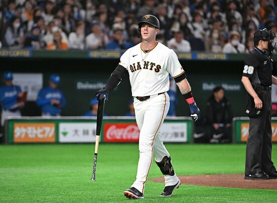 この日の楽天戦では１番に座り、３打数１安打だった巨人・キャベッジ