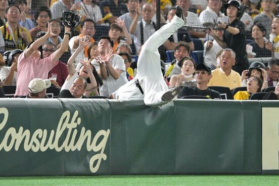 エキサイトシートに飛び込んだリチャード