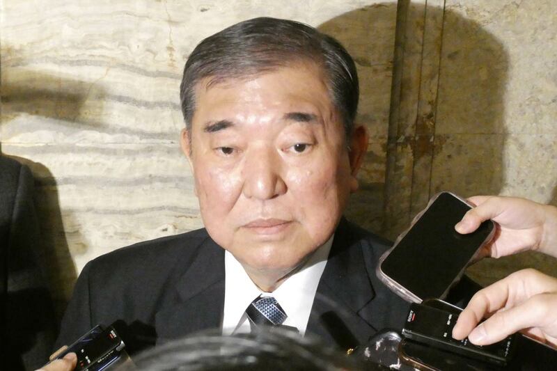 首相在任時に商品券を配布した石破茂前首相囲み取材をスルー