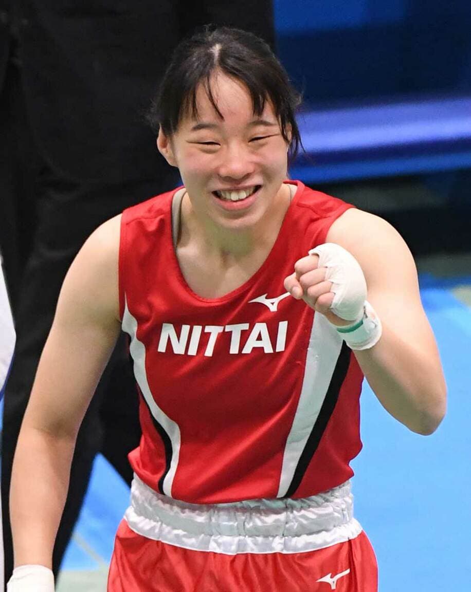  ボクシング全日本選手権女子フェザー級で優勝した入江聖奈（東スポＷｅｂ）