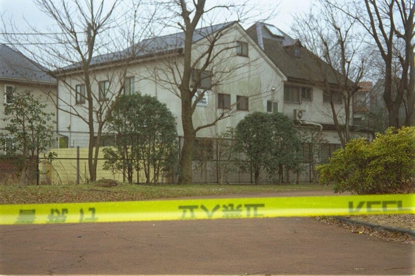 一家４人が惨殺された現場（２００１年撮影）