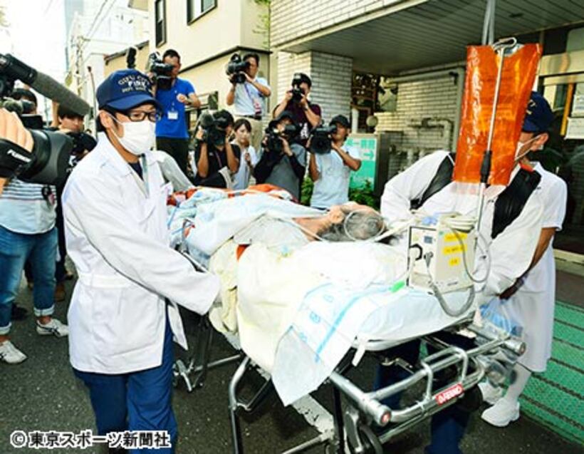  藤掛第一病院から３０日、転院した患者