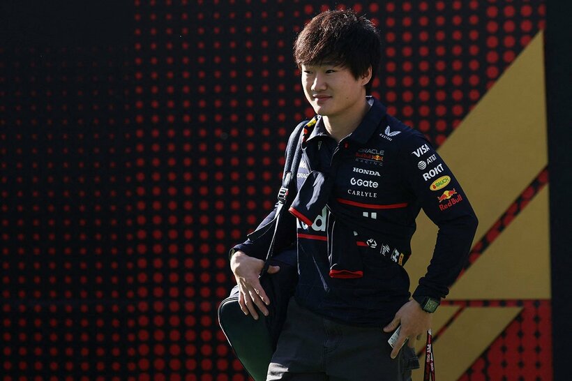 レッドブル残留に追い風が吹いた角田裕毅（ロイター）