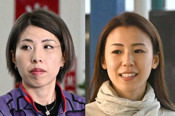 高田ひかる（左）と鎌倉涼