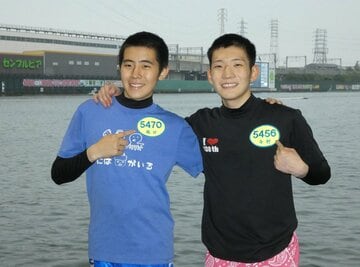 坂口諒宗(左)と今村天次朗