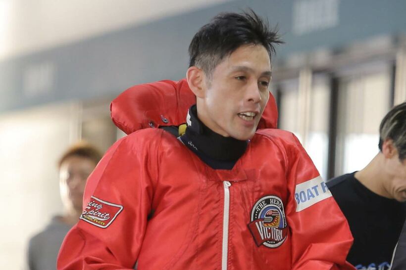 優勝戦１号艇を手に入れた菊地孝平
