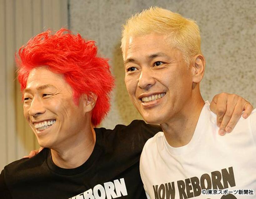  ロンドンブーツ１号２号の田村淳（左）、田村亮
