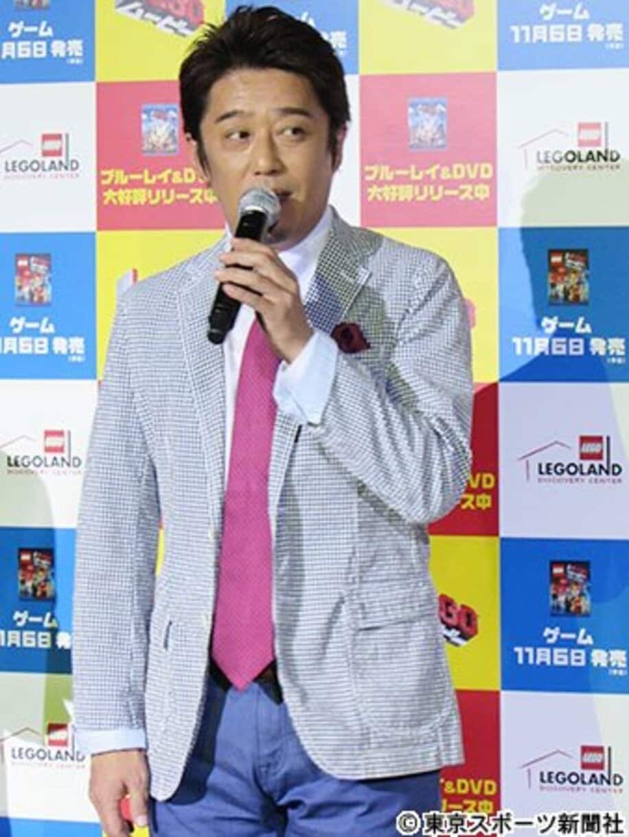 DVDのリリースイベントに出席した坂上忍