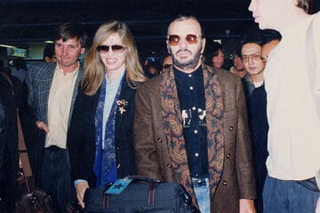 １９８９年に来日したリンゴ・スターとバーバラ・バック夫人