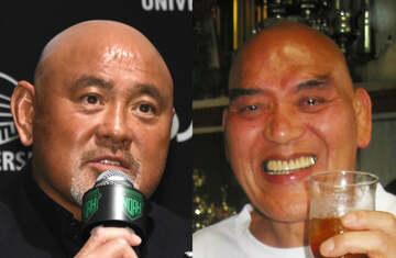  武藤敬司(左)とストロング小林さん（東スポWeb）