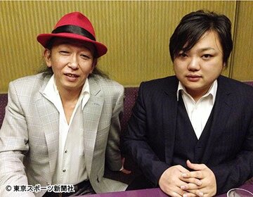 初顔合わせした与沢氏（右）と天野氏
