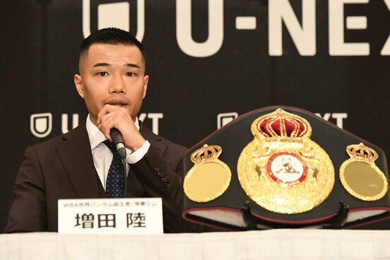 ３ラウンドＫＯ勝利を予告した増田陸