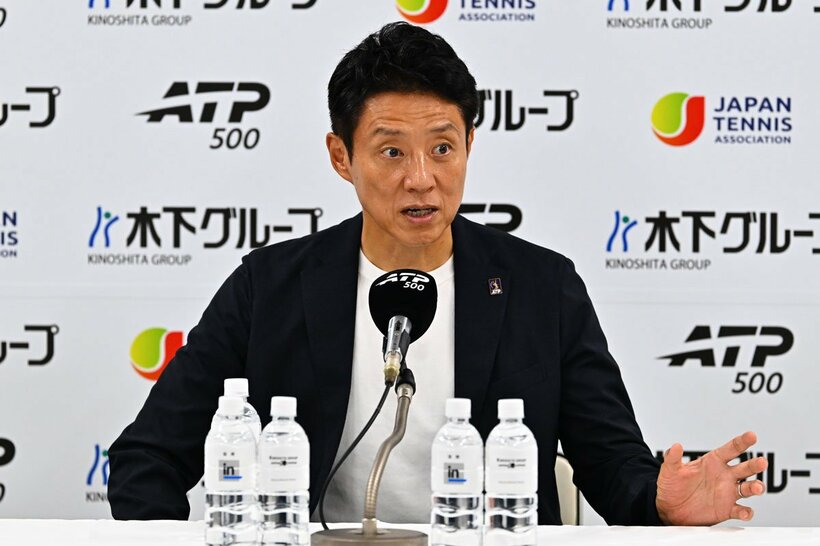 会見に出席した松岡修造氏