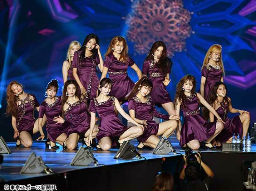  今年８月、日本公演を行った時のＩＺ＊ＯＮＥ