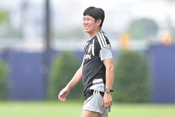 名将の貫禄を漂わせる森保監督