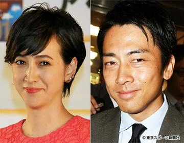  結婚した小泉進次郎氏（右）と滝川クリステル