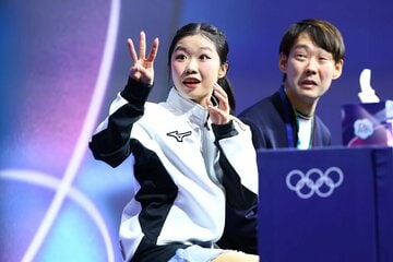 ３位と聞いて中井はこの表情