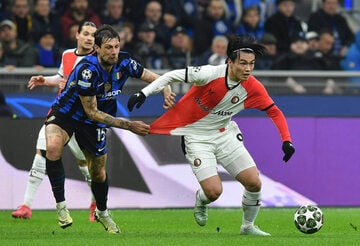 フェイエノールトの上田綺世（ロイター）