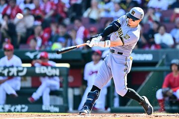 ３日の広島戦で、シーズン40号に王手をかけた阪神・佐藤輝明
