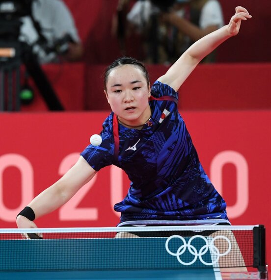 女子シングルスで銅メダルに輝いた伊藤美誠