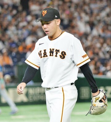 ３回５失点と崩れた巨人・松井